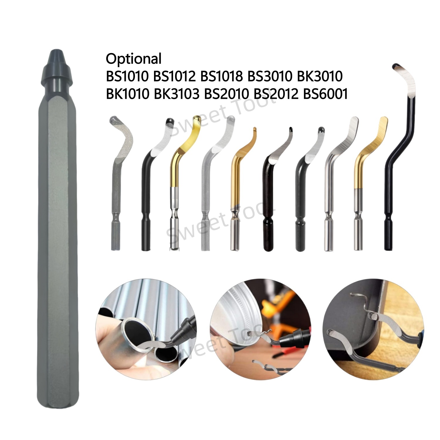 3D Printing Files - Ultimate Deburring Solution Grey Metal Handle