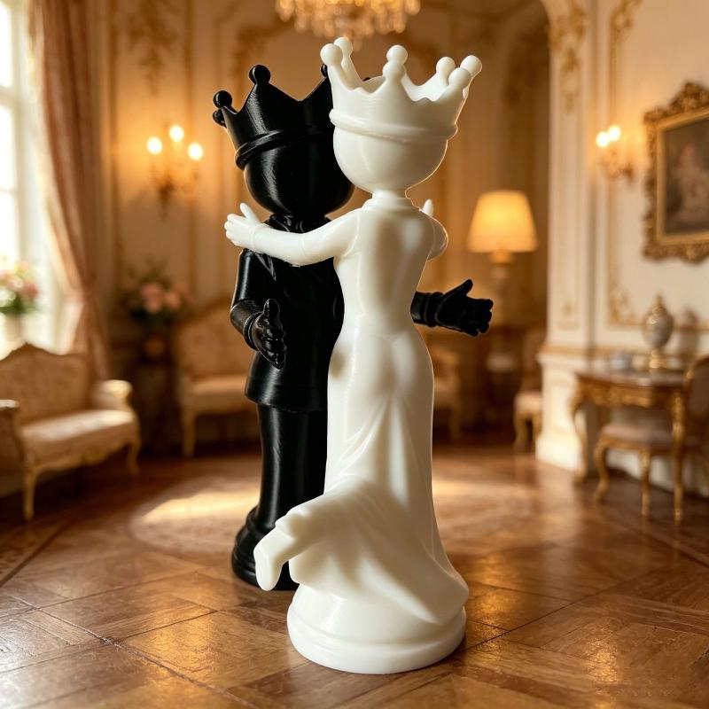3D Printing Chess - 1Set 3D Printed Chess King And