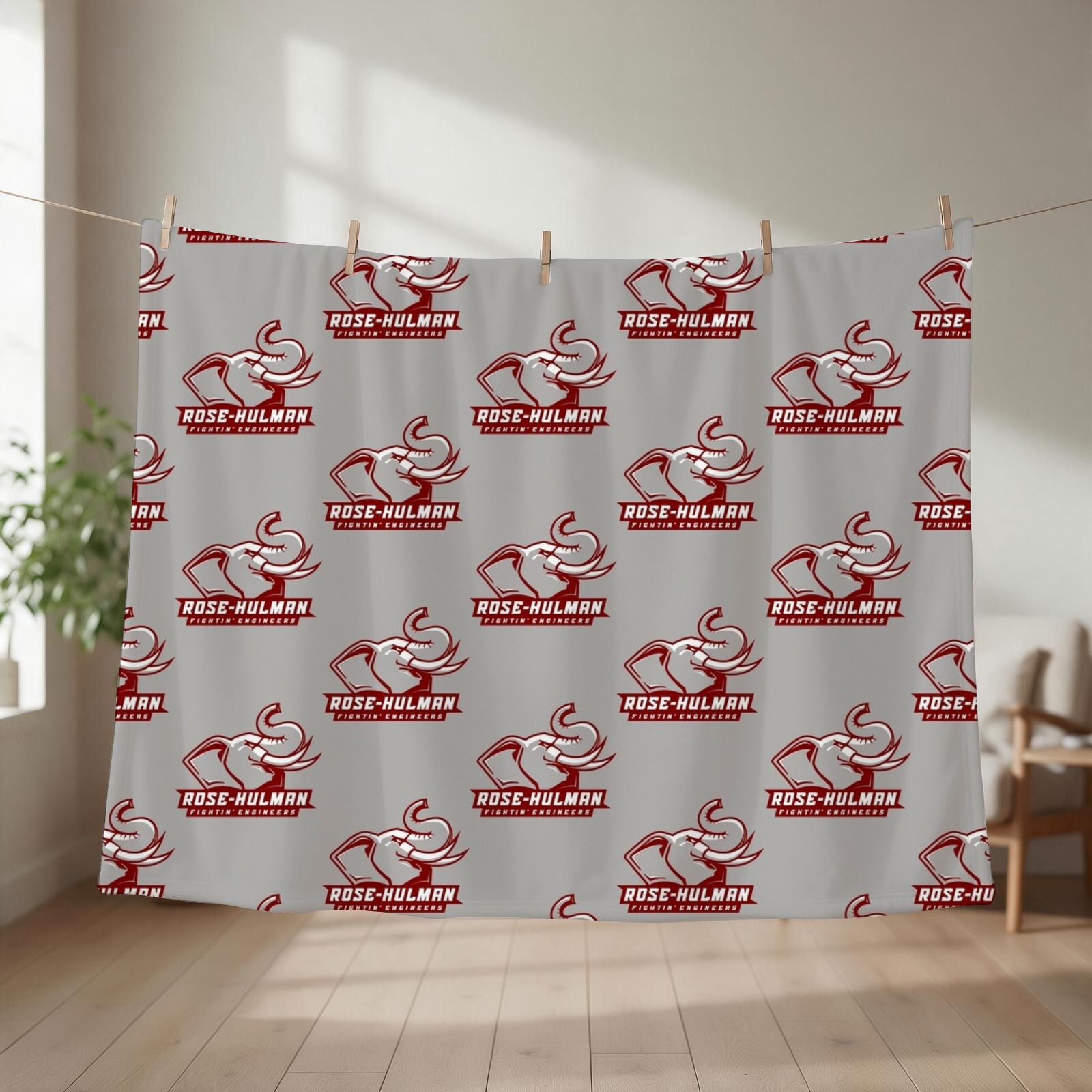 3D Printing Engineer - Engineers (Rose Hulman Fightin) Throw Blanket