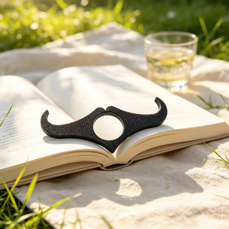 3D Printing Ring Holder - 3D Printed Mustache Shape Reading Thumb