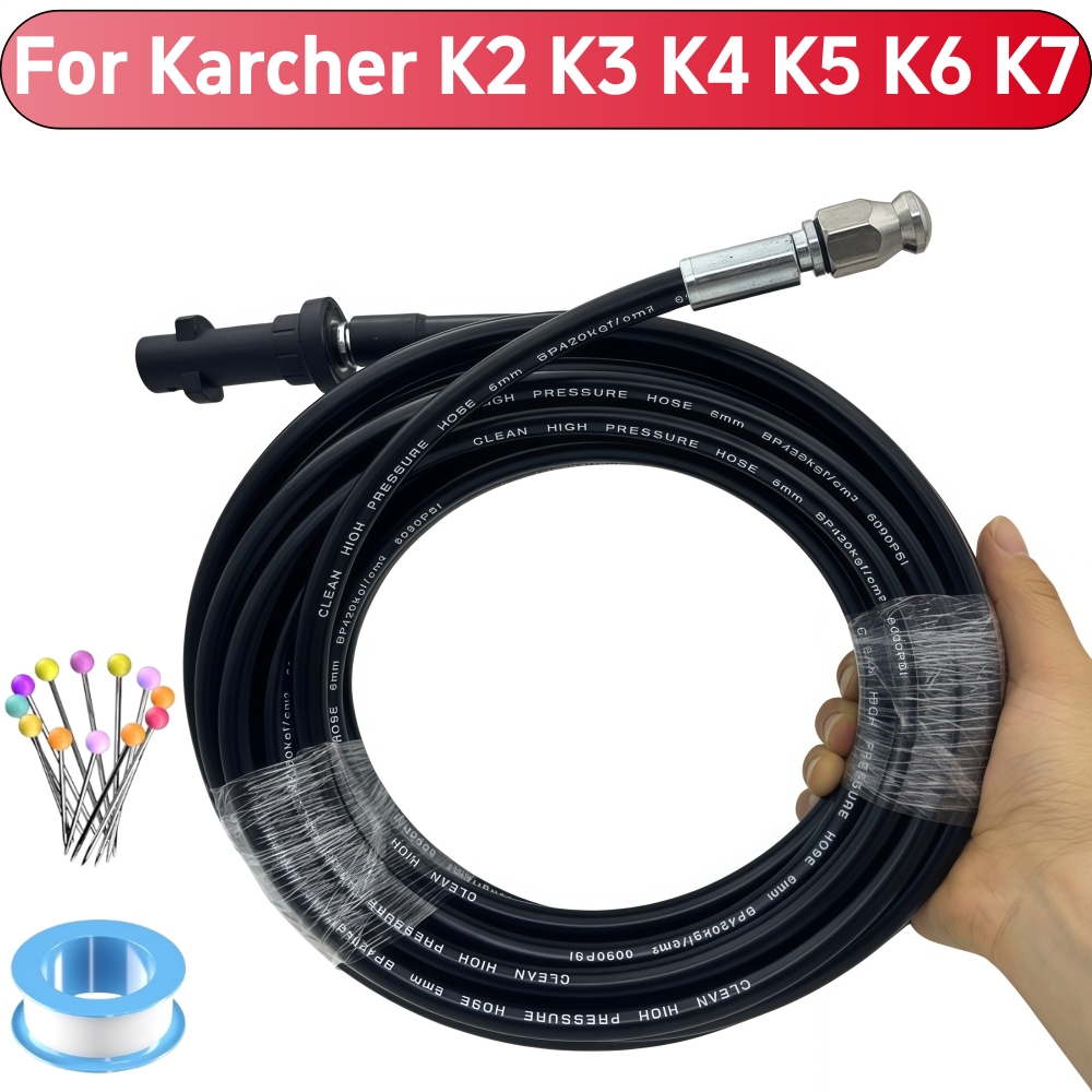 Nozzle Cleaning Kit - 5~35m Sewer Drainage Cleaning Hose Pipe