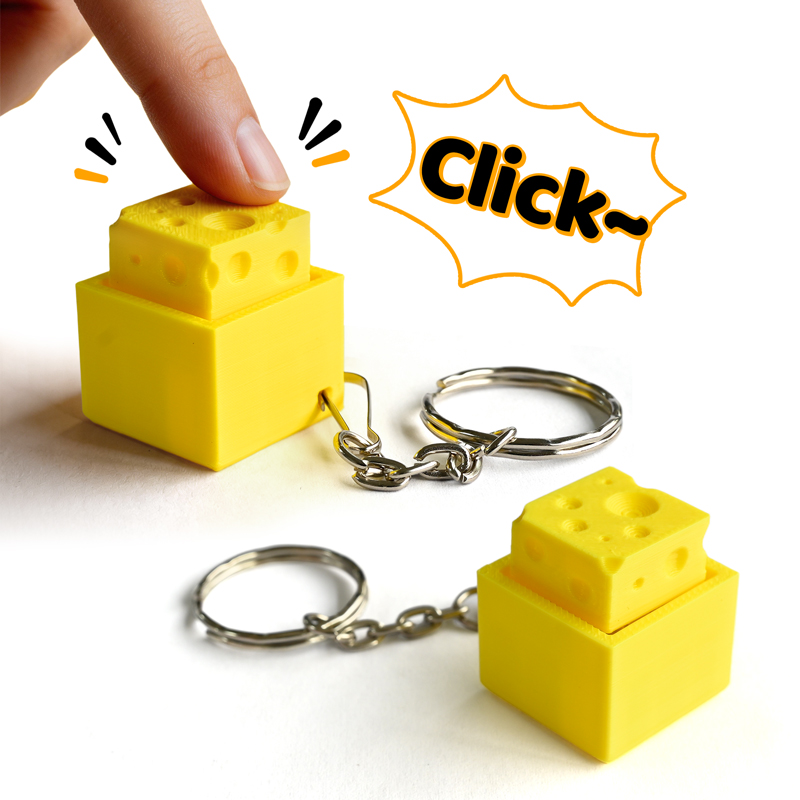 3D Printed Cheesy Key Fidget C - 3D Printing Plastic ulasan dan harga