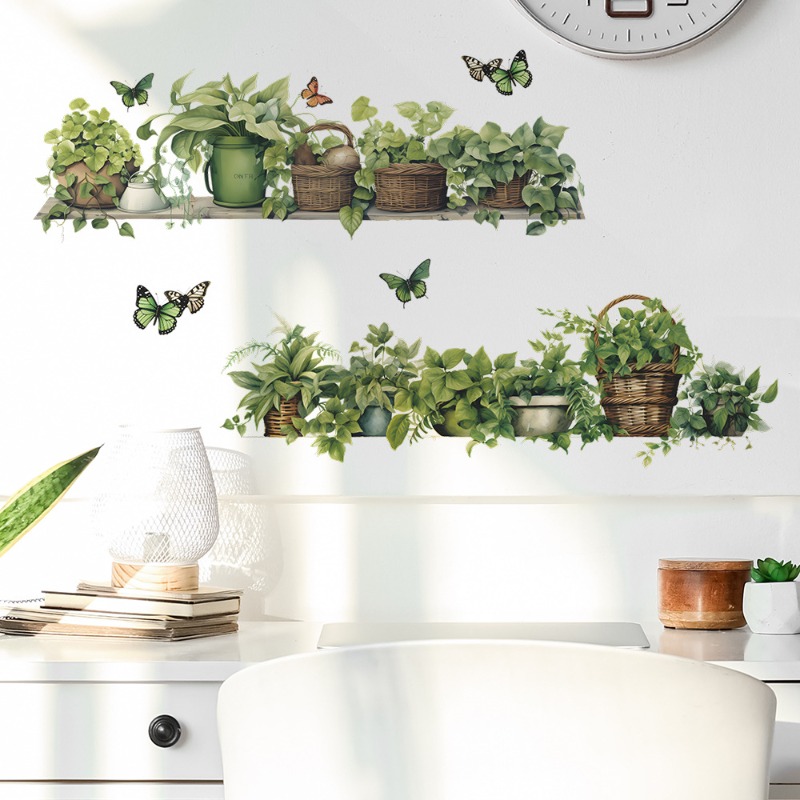 Tropical Green Plants Potted B - 3D Printing Pot ulasan dan harga