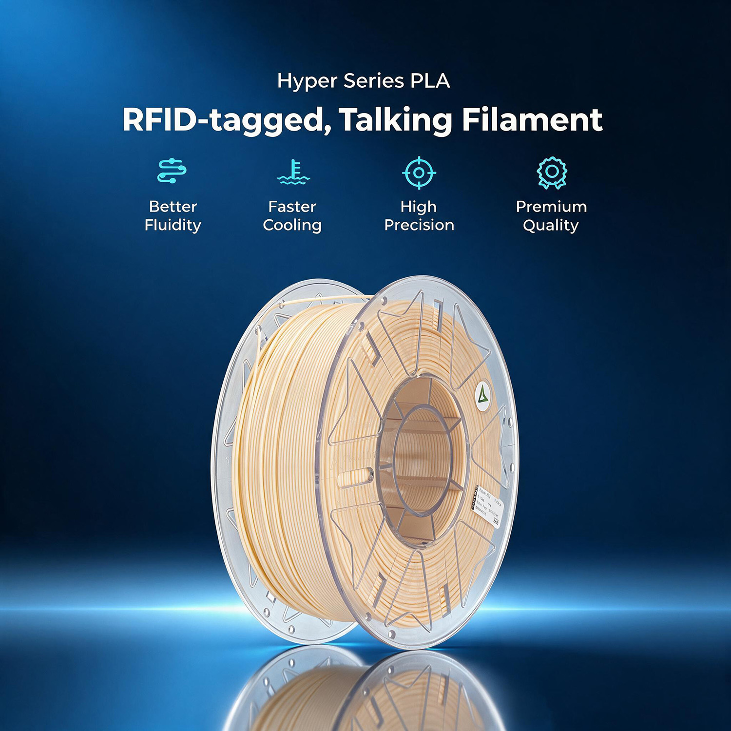 CREALITY Hyper PLA RFID Filame - 3D Printing Aluminium ulasan dan harga