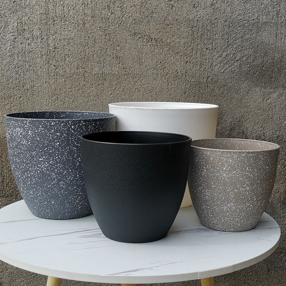 Frosted Imitation Stone Bonsai - 3D Printing Pot ulasan dan harga