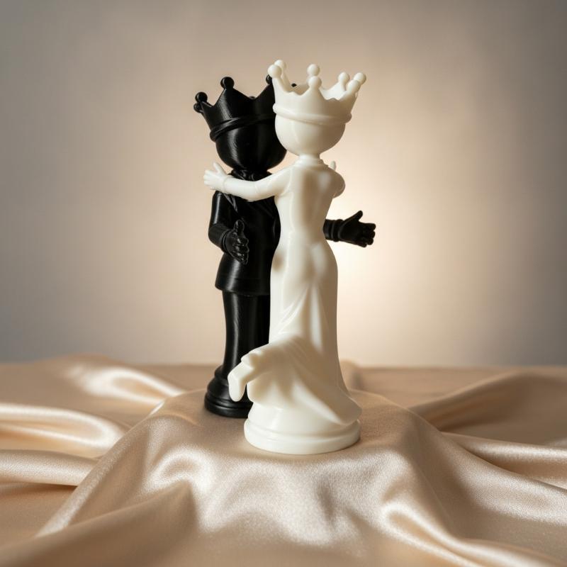 1Set 3D Printed Chess King And - 3D Printing Chess ulasan dan harga