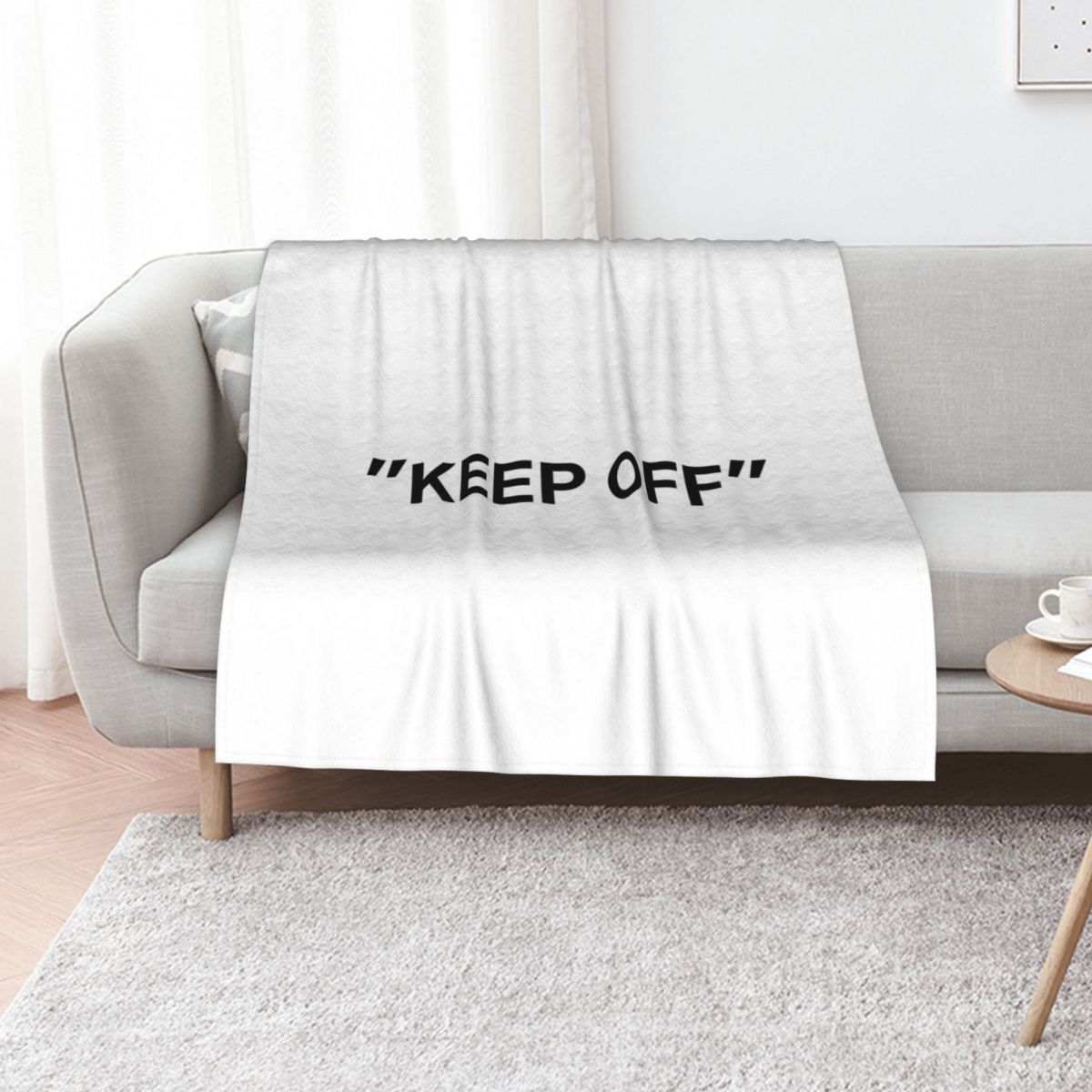 KEEP OFF Quotation Throw Blank - 3D Printing Quotation ulasan dan harga