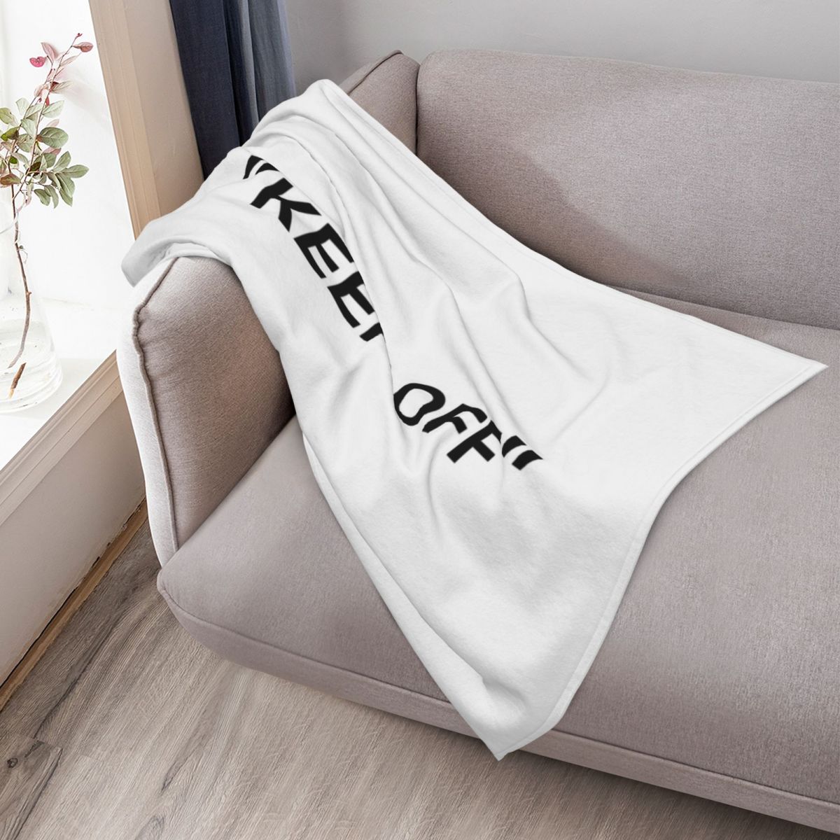 KEEP OFF Quotation Throw Blank - 3D Printing Quotation ulasan dan harga