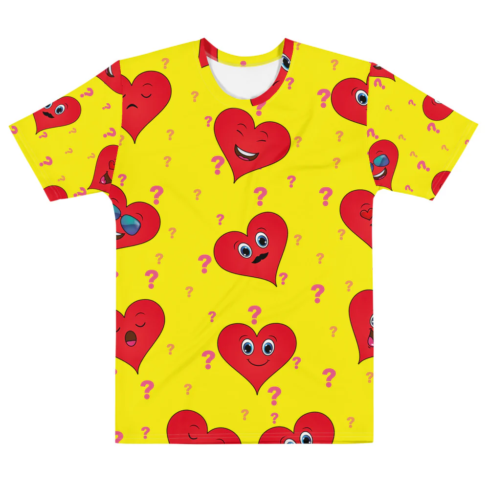Colorful Heart Question Mark 3 - 3D Printing Question ulasan dan harga
