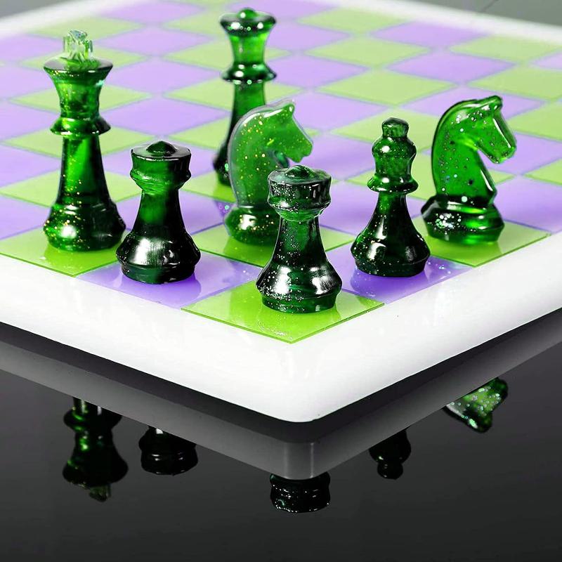 Resin Chess Set Mold With Ches - 3D Printing Chess ulasan dan harga
