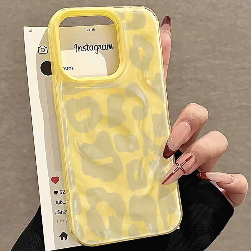 3D Water Ripple Leopard Print  - 3D Printing Iphone ulasan dan harga