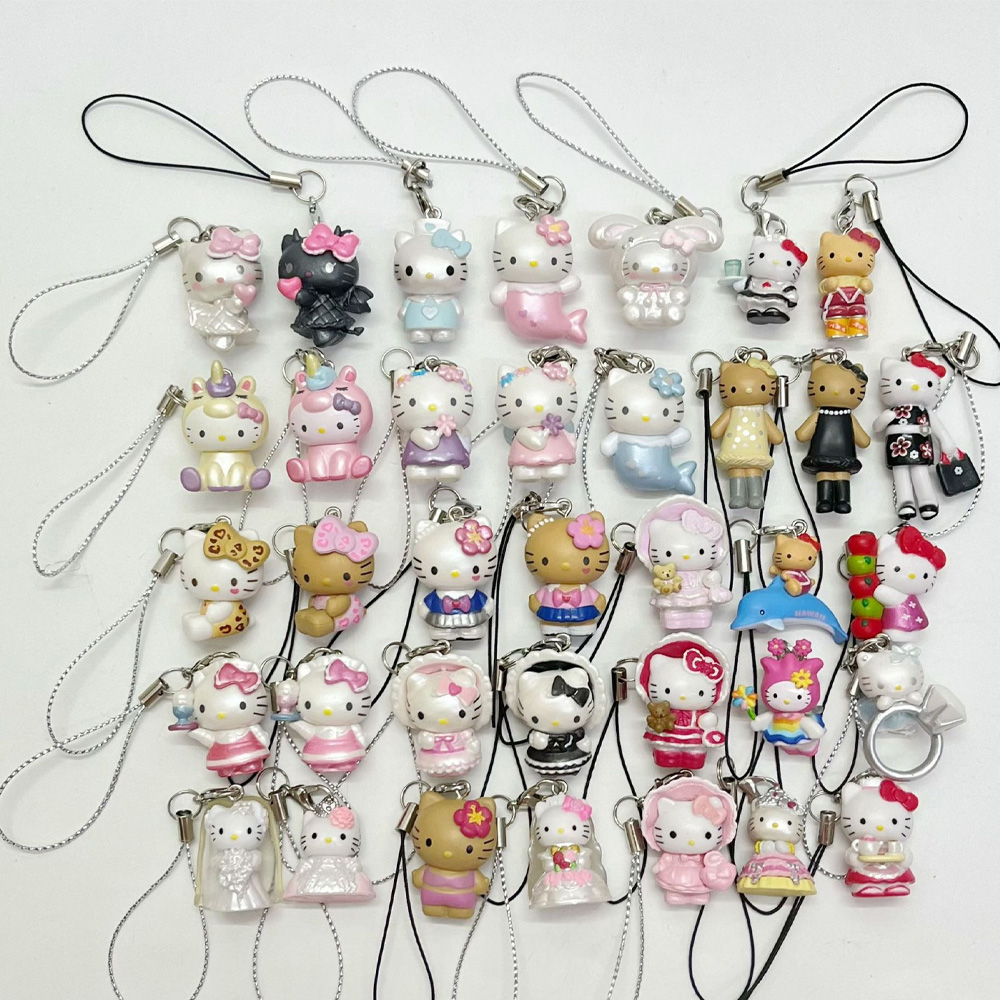 Cute 3D Hello Kitty Phone Char - 3D Printing Plastic ulasan dan harga