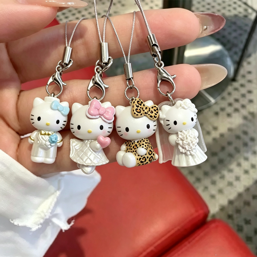 Cute 3D Hello Kitty Phone Char - 3D Printing Plastic ulasan dan harga