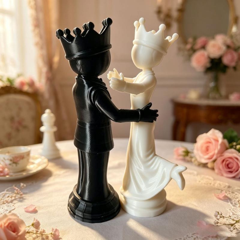 Creative 3D Printed Chess King - 3D Printing Chess ulasan dan harga
