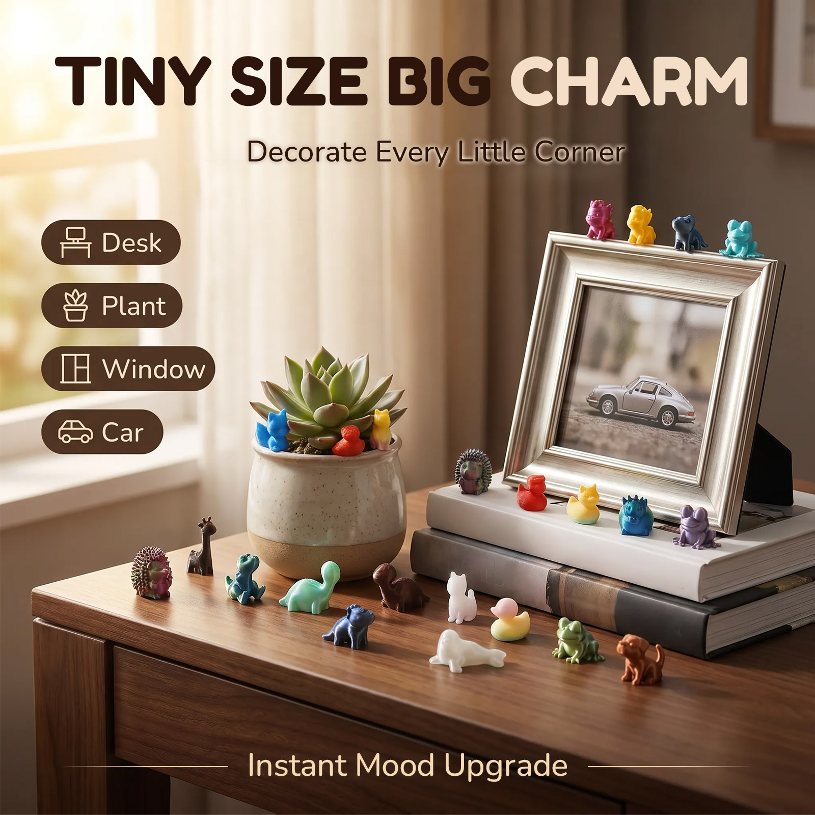 50PCS Mini Toy 3D Printed PLA  - 3D Printing Pot ulasan dan harga