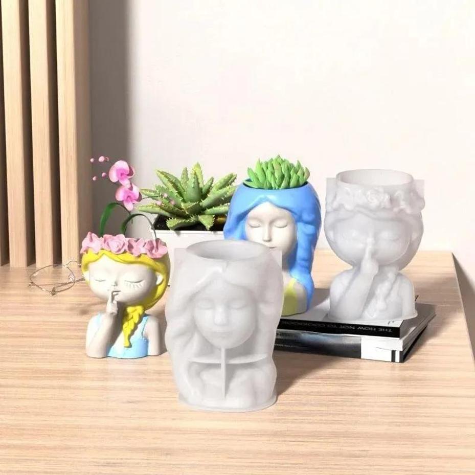 1 Pcs Silicone Mold 3D Cute Gi - 3D Printing Pot ulasan dan harga