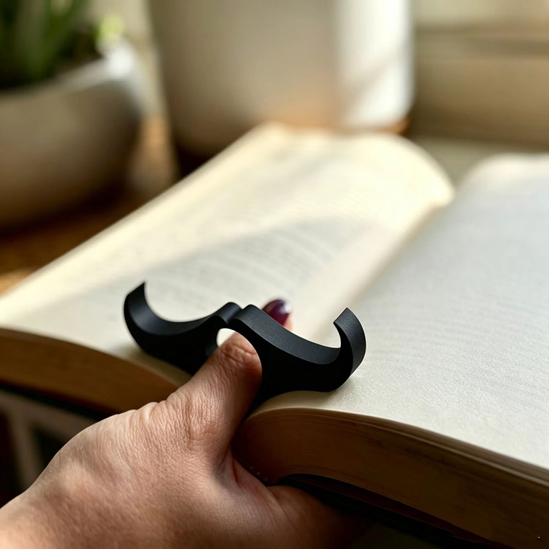 3D Printed Mustache Shape Read - 3D Printing Ring Holder ulasan dan harga