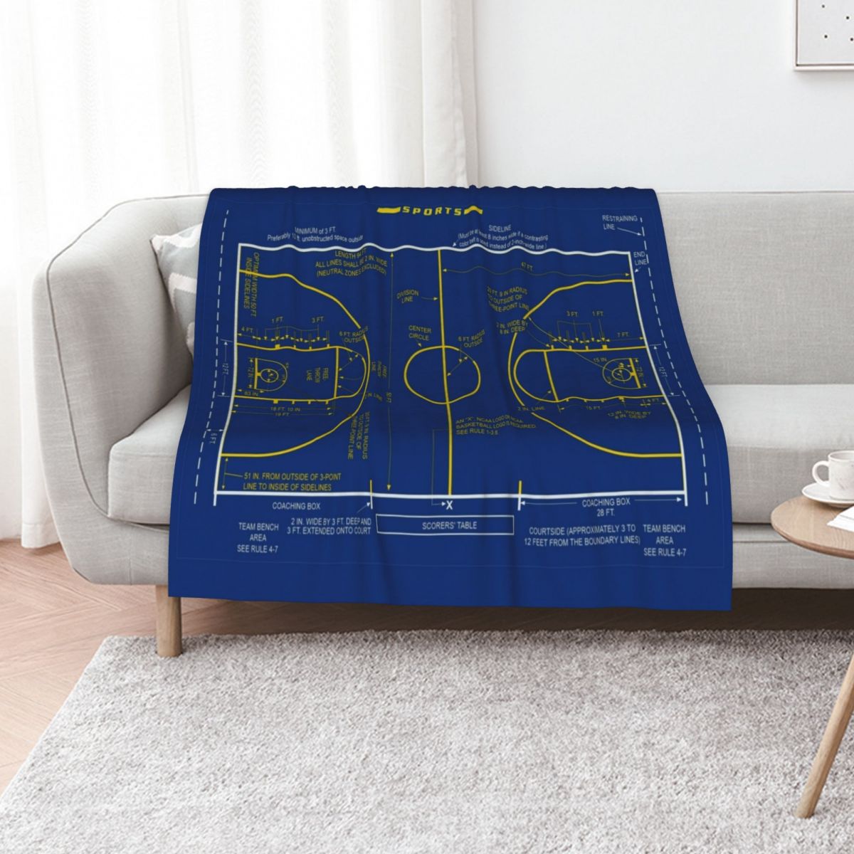 College Basketball Court Diagr - 3D Printing Diagram ulasan dan harga