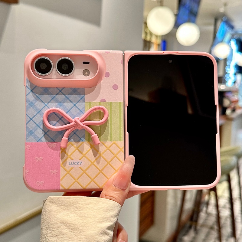 Korean Style 3D Pink Bow Patch - 3D Printing Iphone ulasan dan harga
