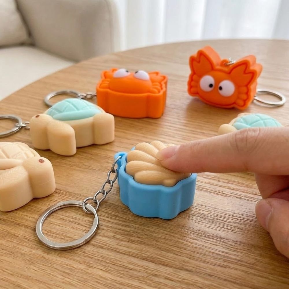 Cute Animal Turtle Clicker Key - 3D Printing Aluminium ulasan dan harga