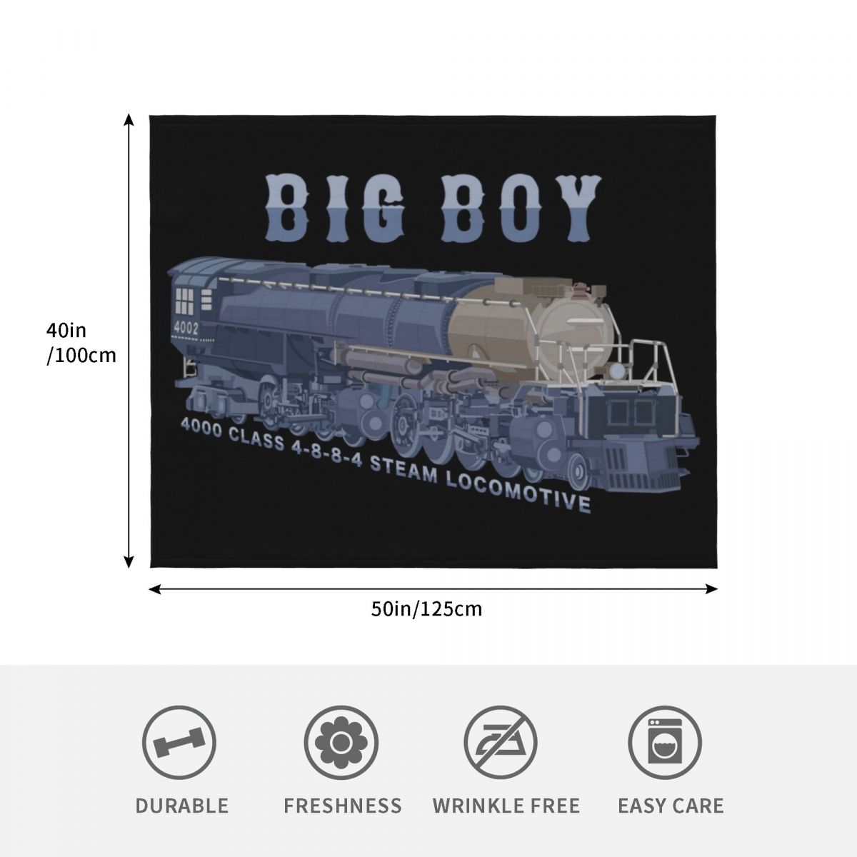 Big Boy Steam Train 4000 Class - 3D Printing Diagram ulasan dan harga