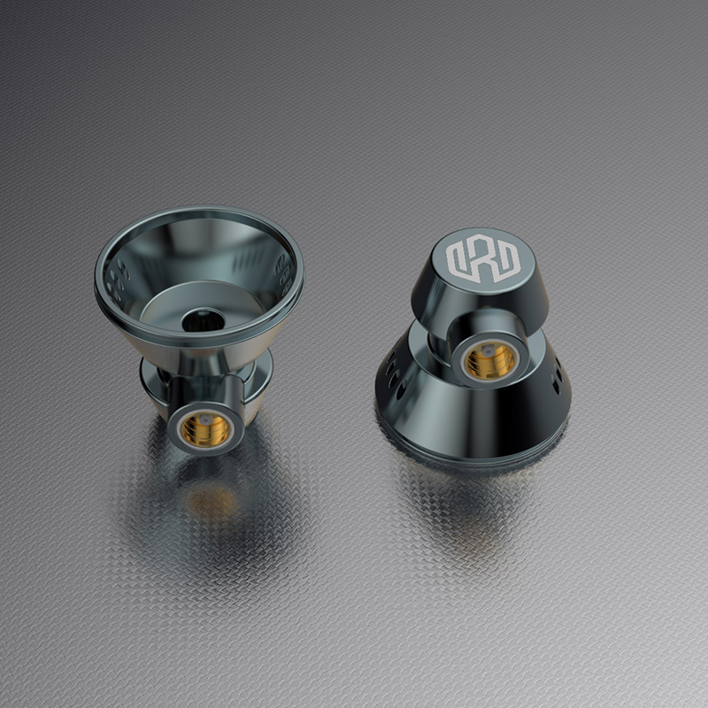 Flat-headphone 15.4mm Wind Chi - 3D Printing Aluminium ulasan dan harga