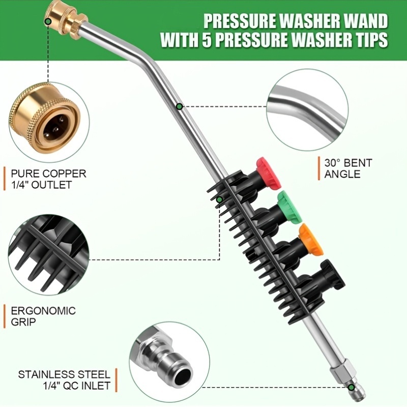 Pressure Washer Extension Wand - Nozzle Cleaning Kit ulasan dan harga