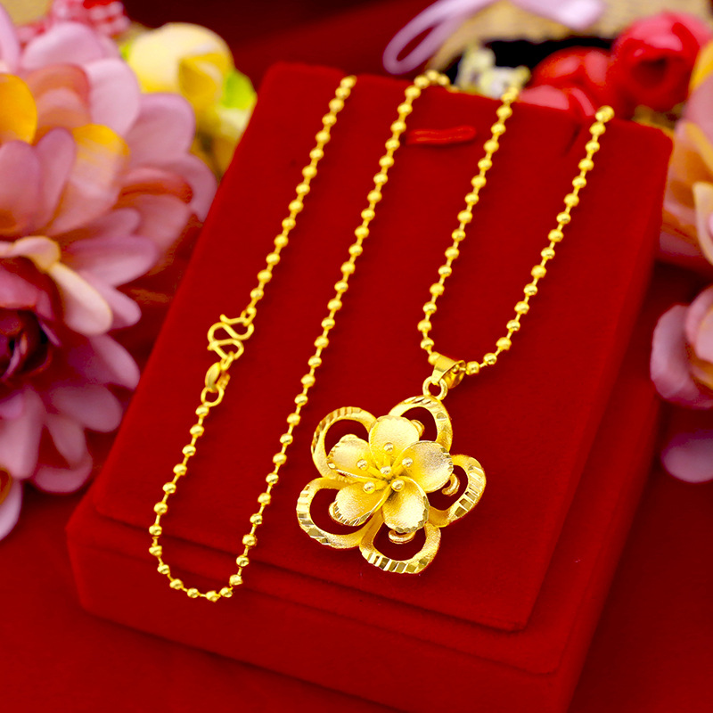 999 Pure Gold Sunflower Pendan - 3D Printing Jewellery ulasan dan harga