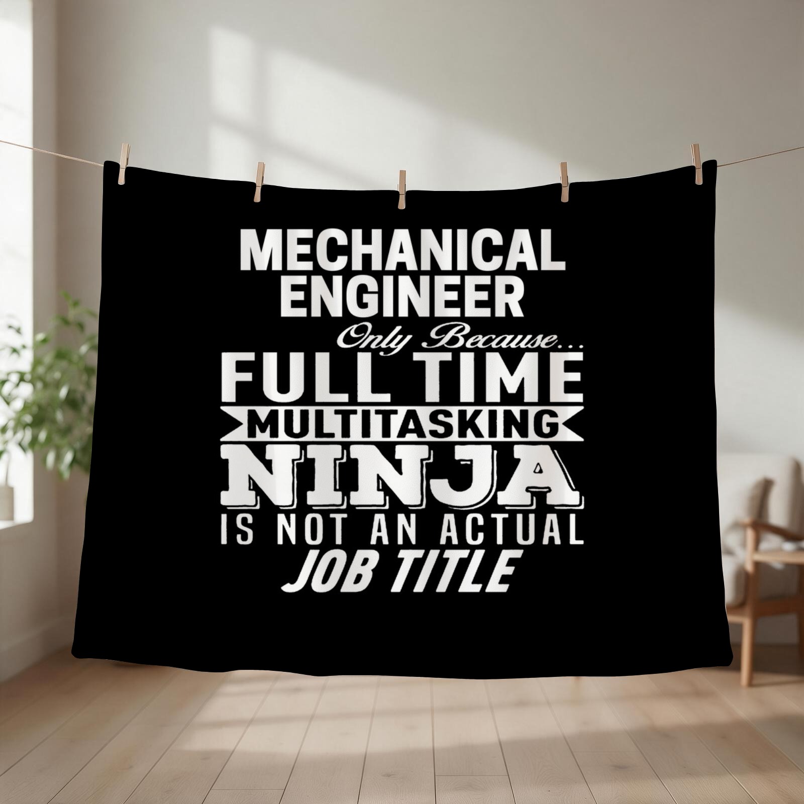 Mechanical engineer Throw Blan - 3D Printing Engineer ulasan dan harga