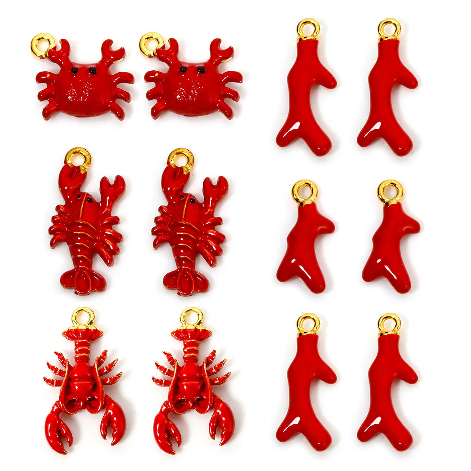 10 PCs Zinc Based Alloy Ocean  - 3D Printing Jewellery ulasan dan harga