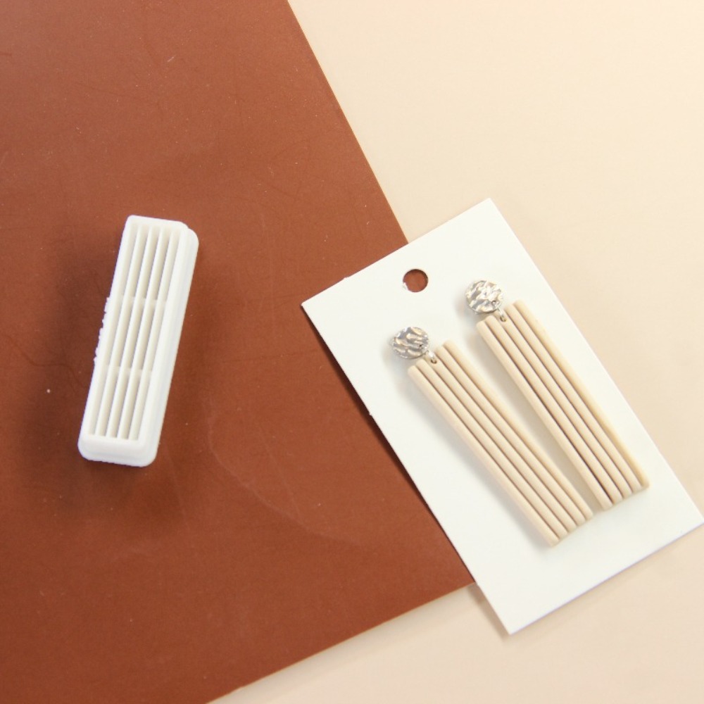 4Pcs Geometric Tassel Polymer  - 3D Printing Jewellery ulasan dan harga