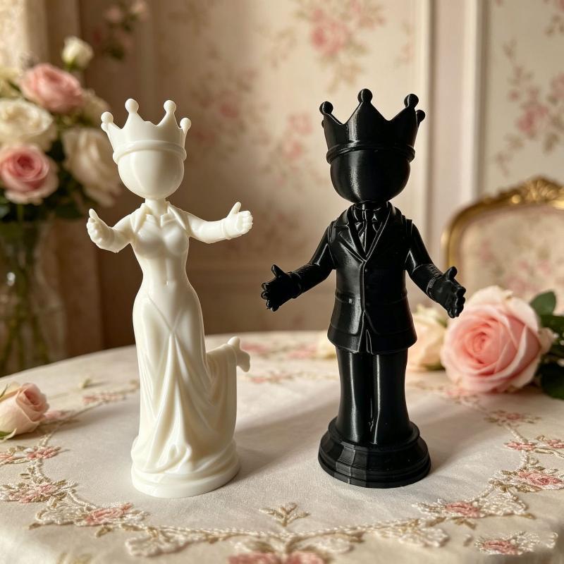 Nordic Style 3D Printed Chess  - 3D Printing Chess ulasan dan harga