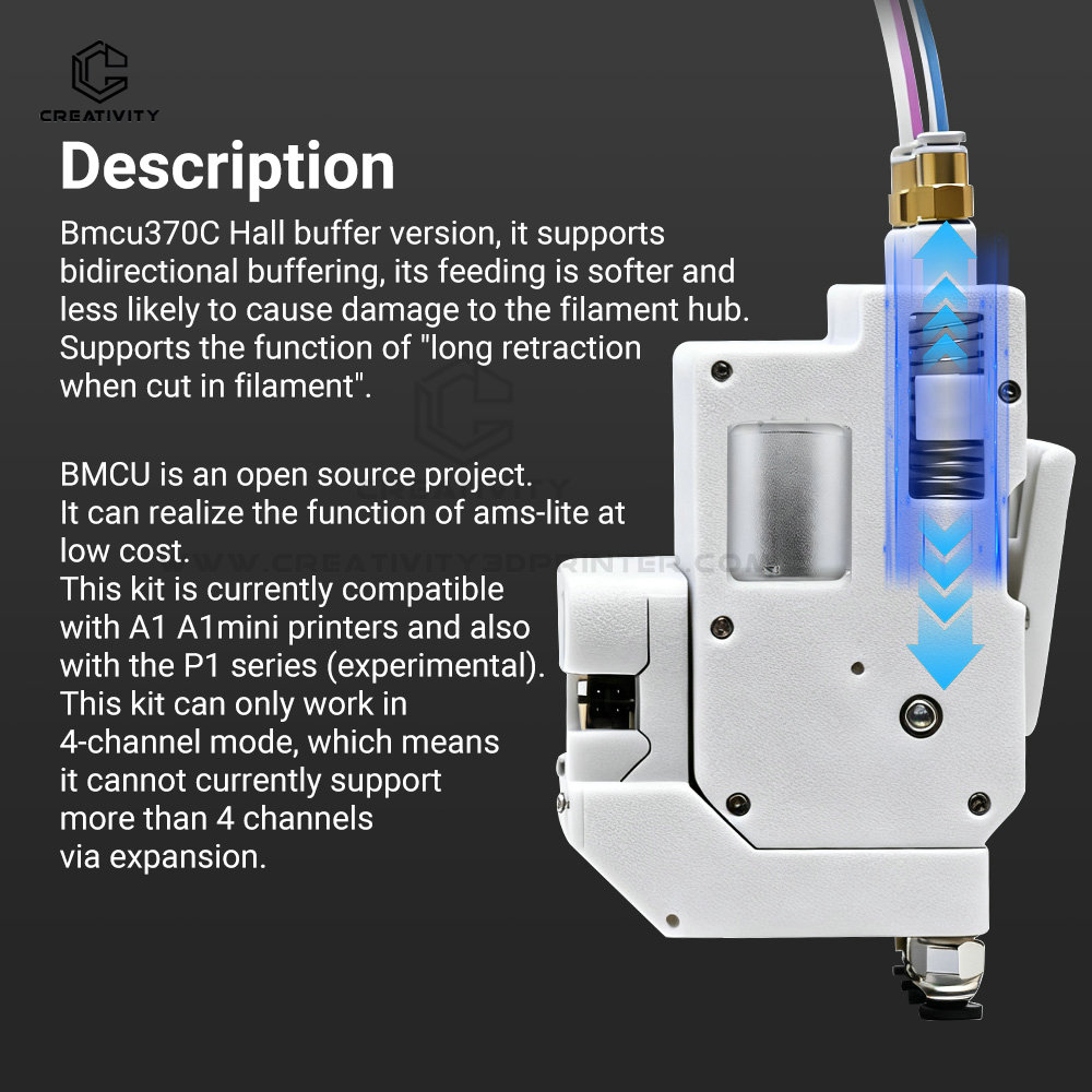 3D Multi Color Printing BMCU F - 3D Printing Output ulasan dan harga