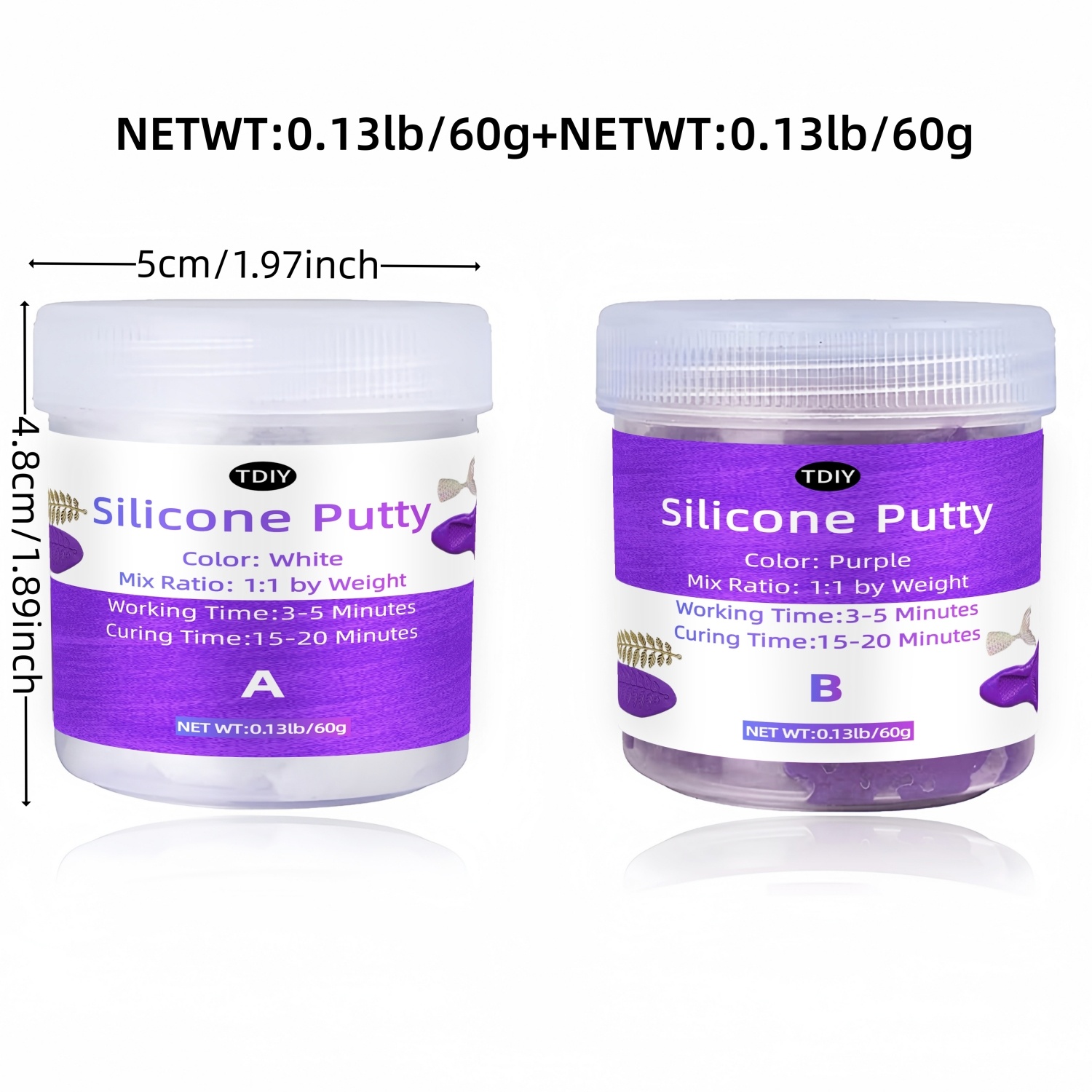 Purple Silicone Mold Putty Saf - 3D Print Isopropyl Alcohol ulasan dan harga