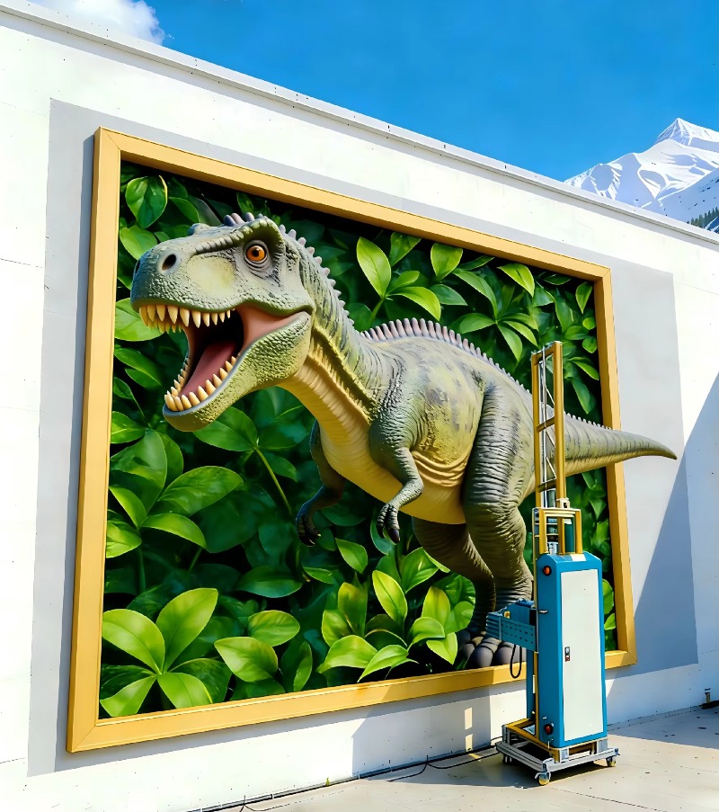 Customized Inkjet Wall Printer - 3D Printing Output ulasan dan harga