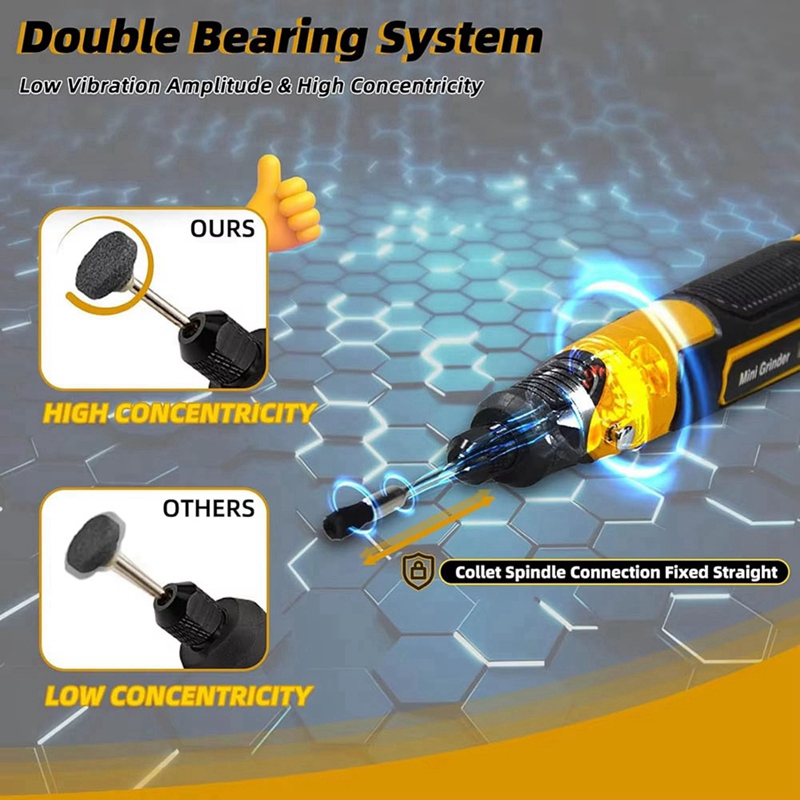 Cordless Mini Grinder Kit 3D P - 3D Printing Grinder ulasan dan harga
