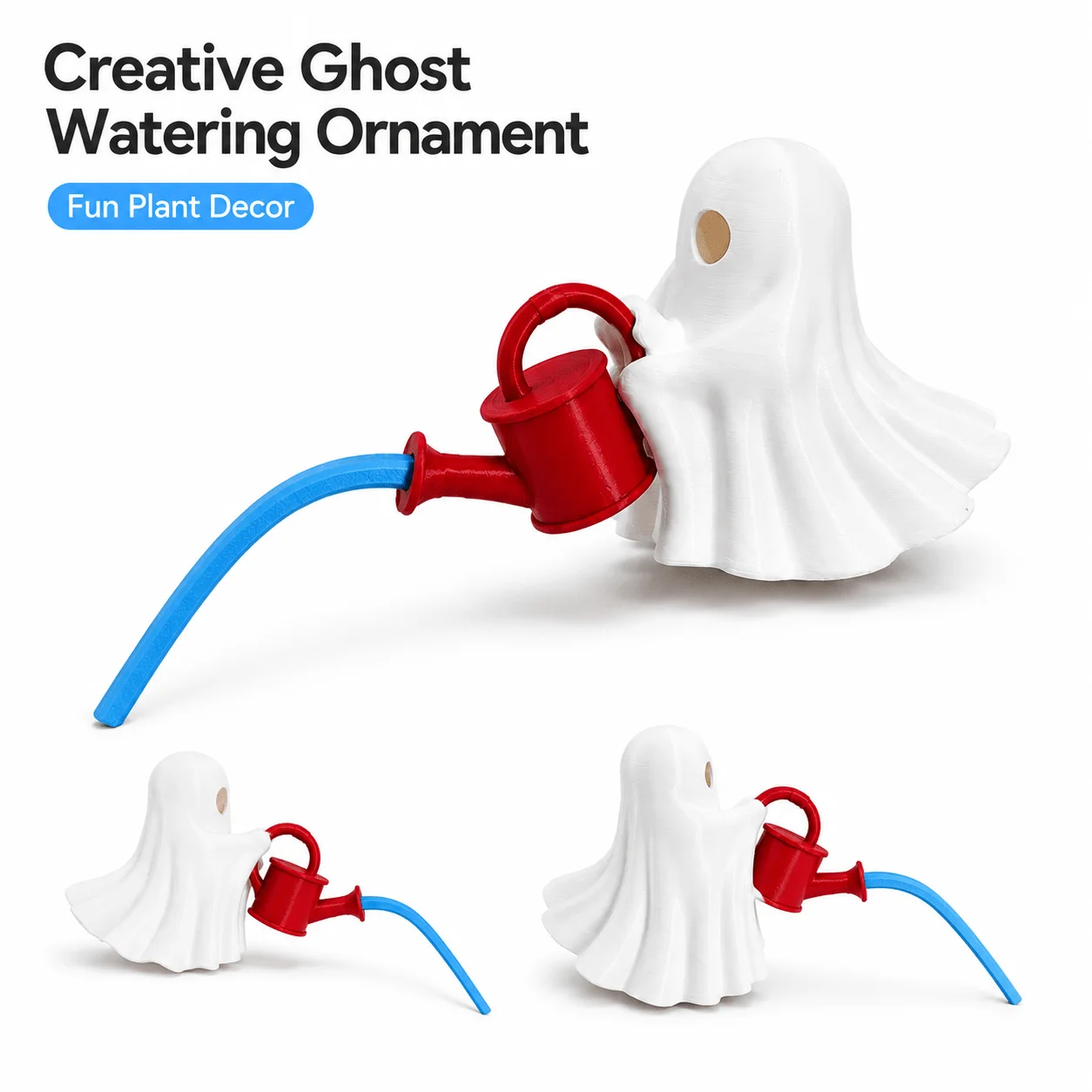3D‑Printed Ghost Watering Deco - 3D Printing Pot ulasan dan harga