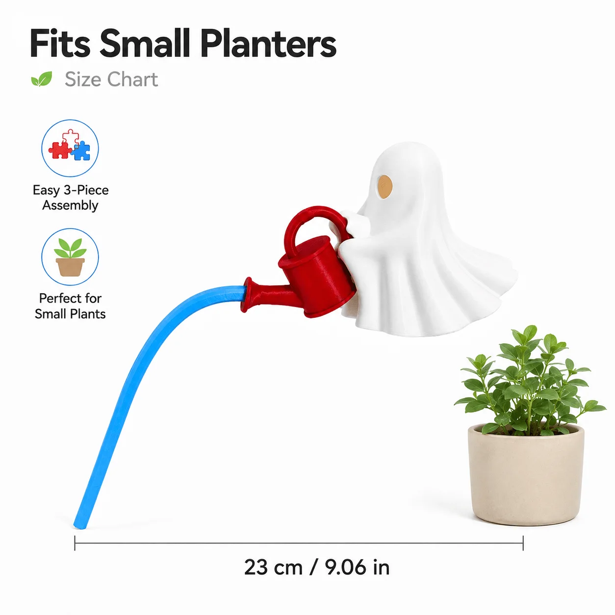3D‑Printed Ghost Watering Deco - 3D Printing Pot ulasan dan harga
