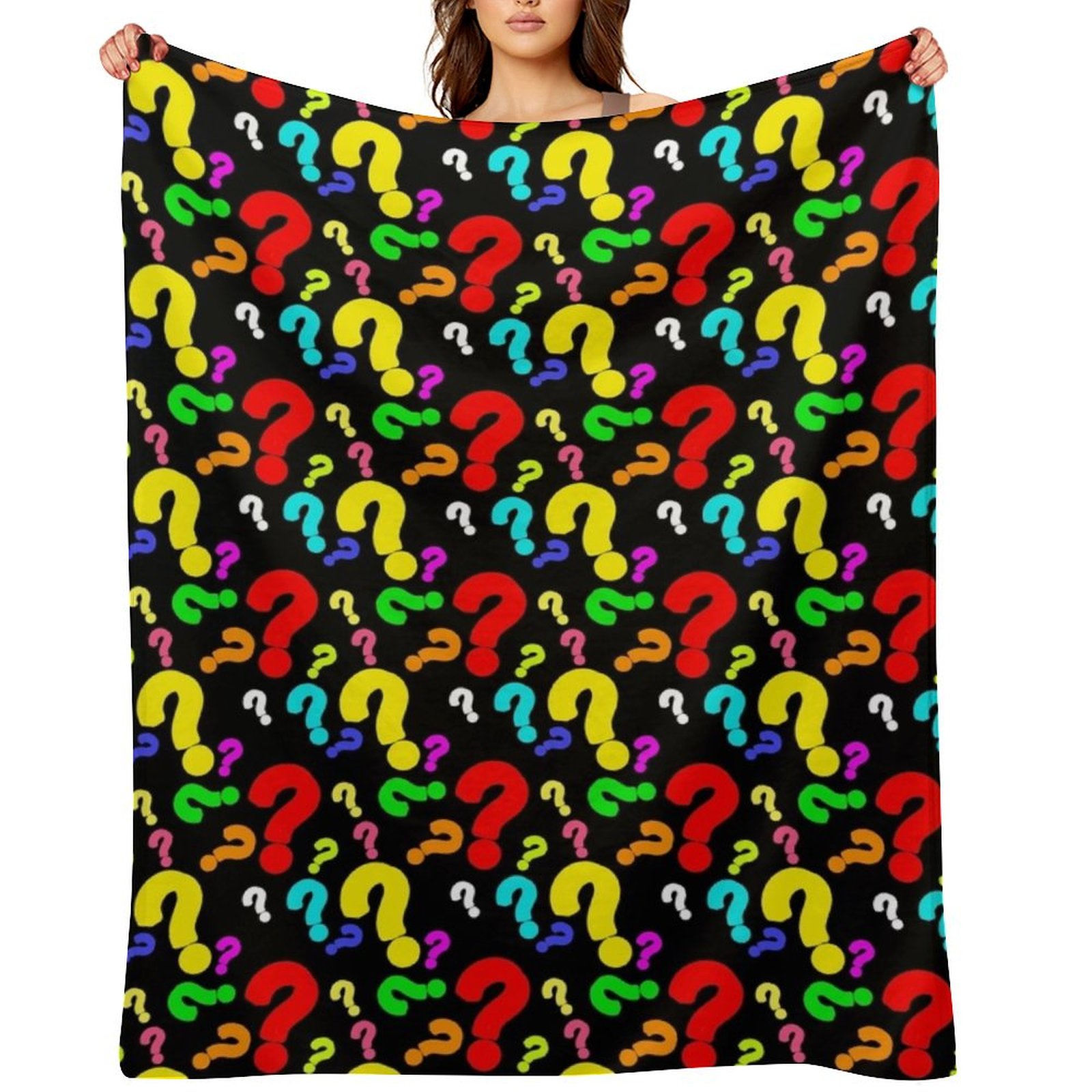 Colorful Question Mark Pattern - 3D Printing Question ulasan dan harga