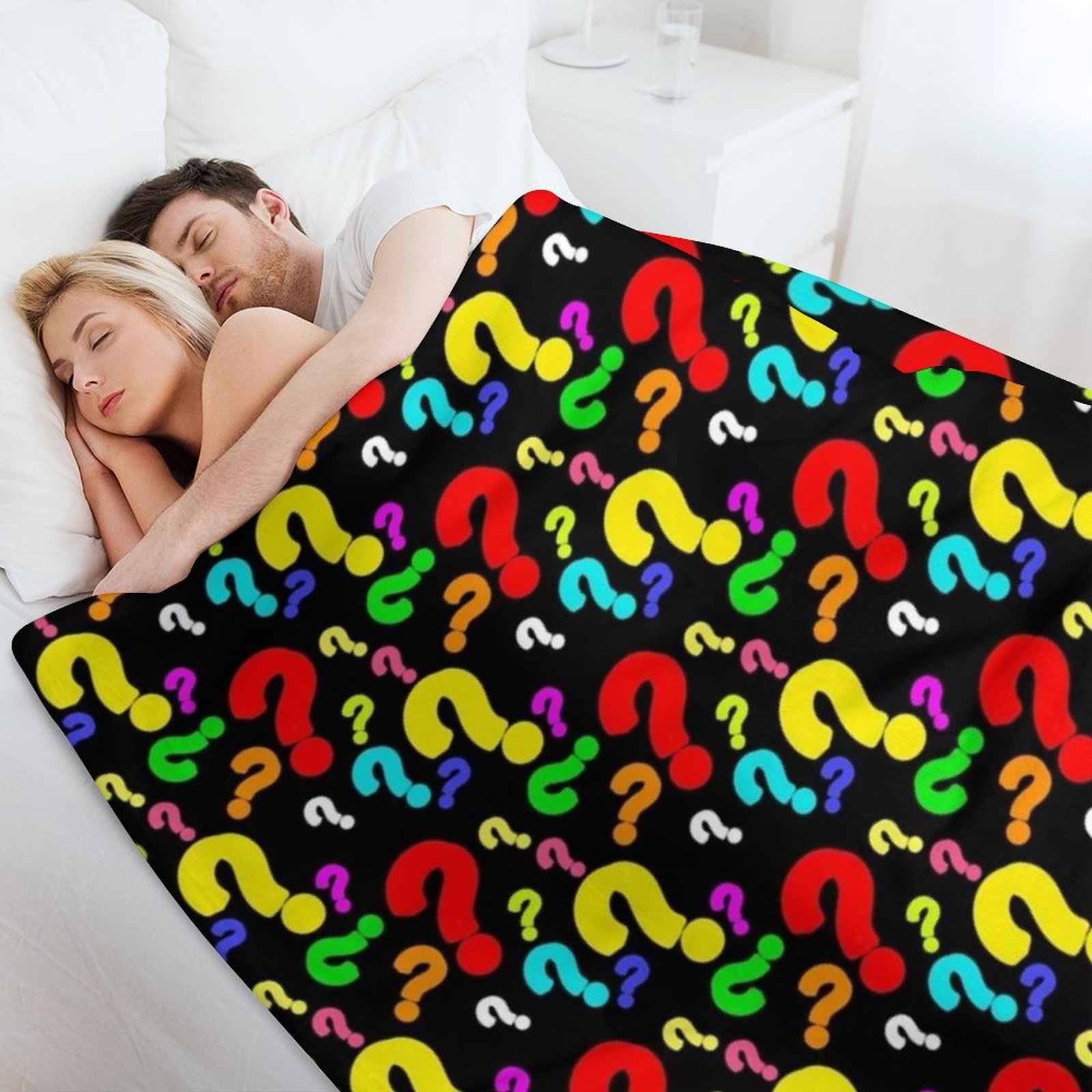 Colorful Question Mark Pattern - 3D Printing Question ulasan dan harga