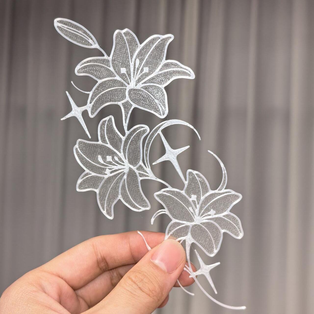 Korean Imitation Organza Lily  - 3D Printing Journal ulasan dan harga