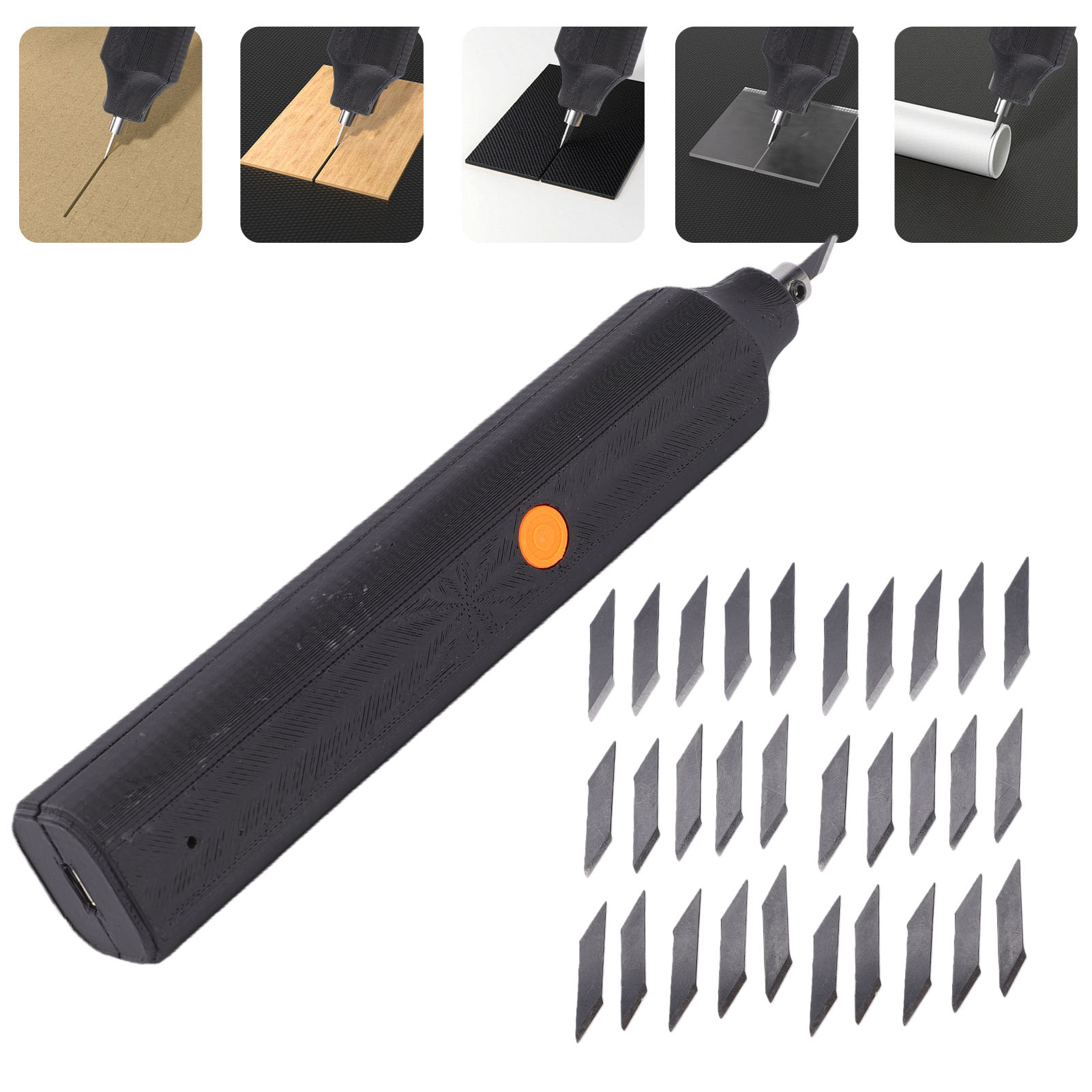 40kHz Ultrasonic Cutter with 3 - 3D Printing Plastic ulasan dan harga