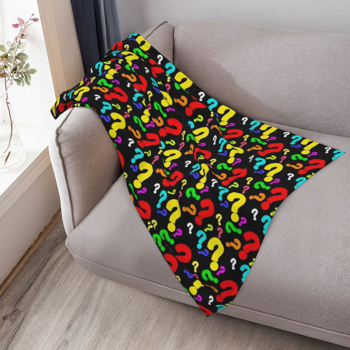 Colorful Question Mark Pattern - 3D Printing Question ulasan dan harga