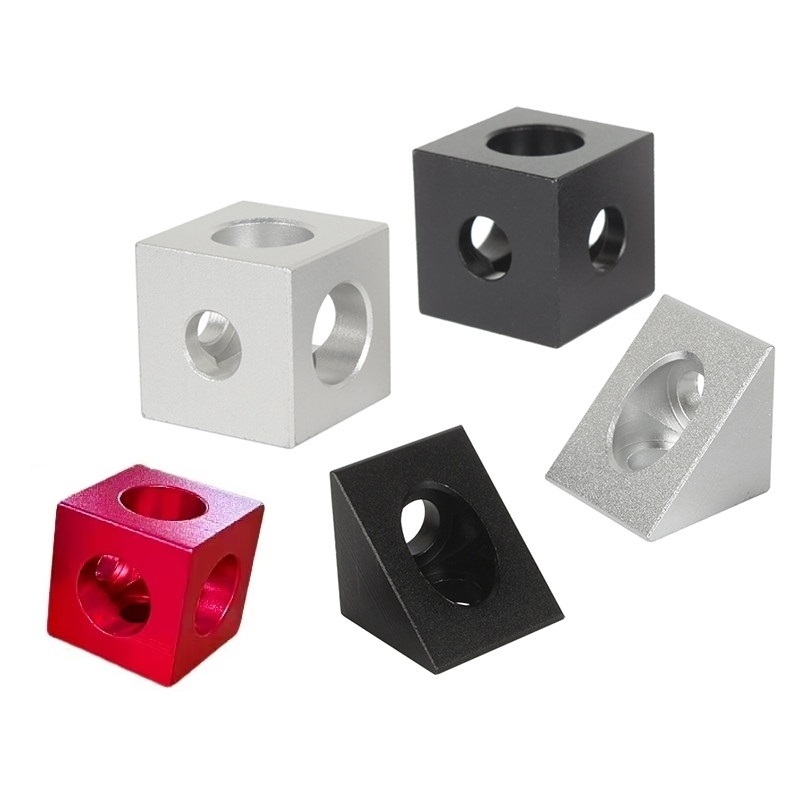 4pcs Aluminum V-Slot Block Cub - 3D Printing Aluminium ulasan dan harga