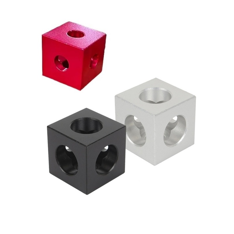 4pcs Aluminum V-Slot Block Cub - 3D Printing Aluminium ulasan dan harga