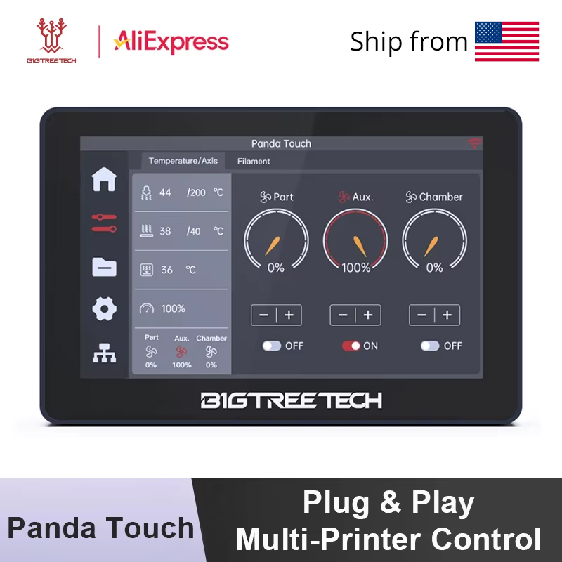 BIGTREETECH Panda Touch Screen - 3D Printing Output ulasan dan harga