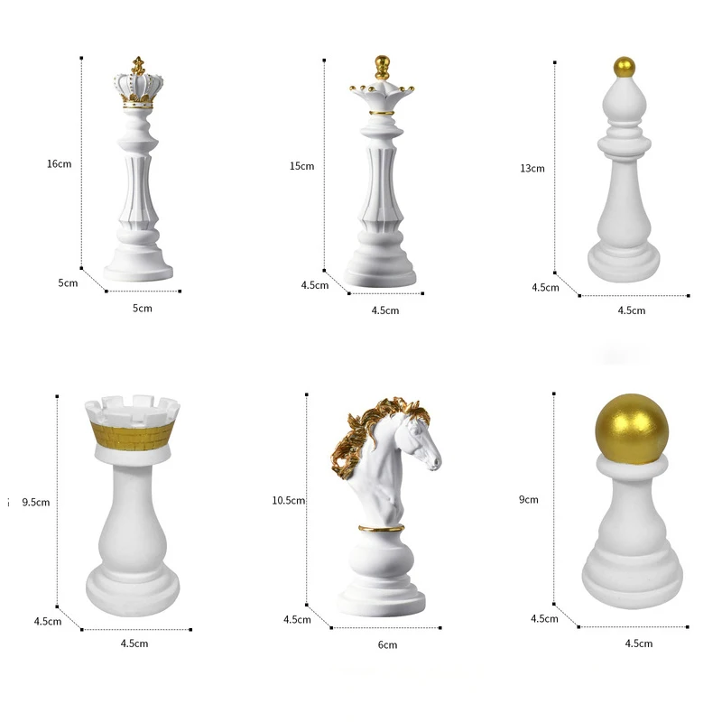 Chess Resin Ornaments Desk Dec - 3D Printing Chess ulasan dan harga
