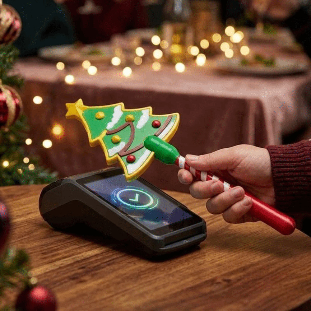 Non-Contact Christmas Payment  - 3D Printing Plastic ulasan dan harga