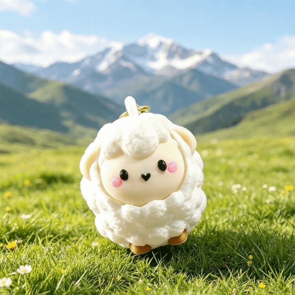Creative 3D Printed Sheep Fidg - 3D Printing Aluminium ulasan dan harga