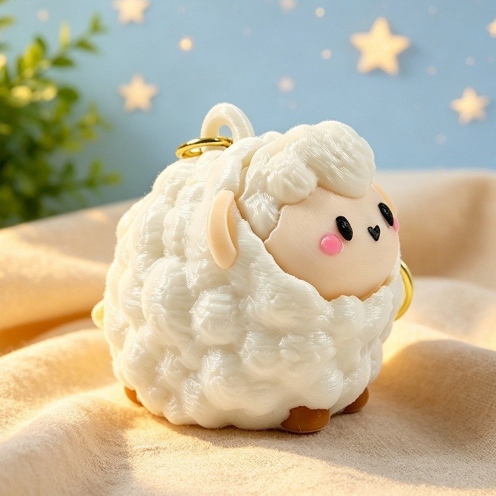Creative 3D Printed Sheep Fidg - 3D Printing Aluminium ulasan dan harga